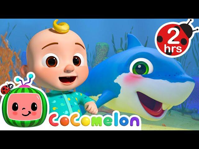  BABY SHARK KARAOKE! | 2 HOURS OF COCOMELON KARAOKE! | Sing Along With Me! | Moonbug Kids Songs