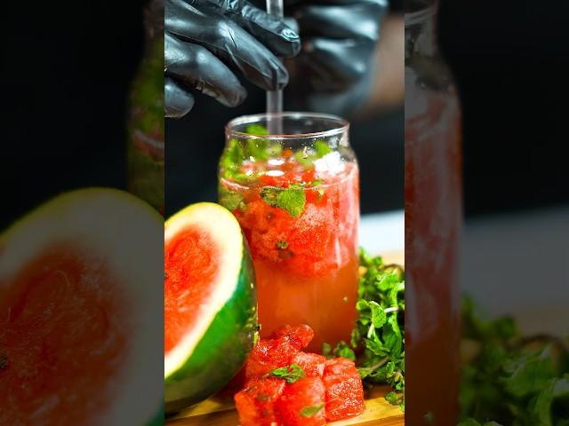 Watermelon mojito asmr cooking #shorts