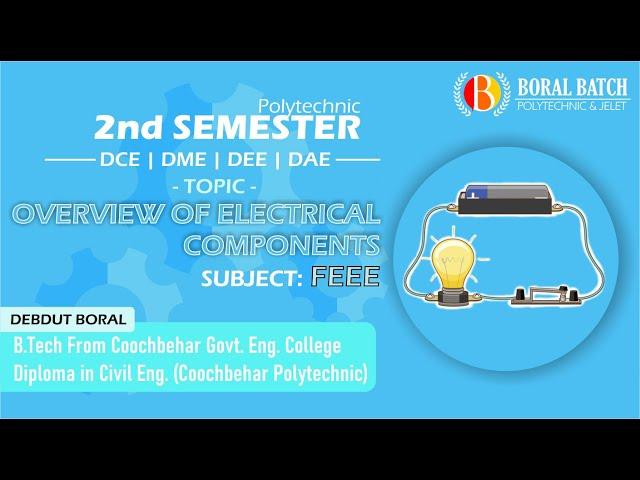 2nd SEM : FEEE: Unit-1 (Lecture-1) #wbscte #polytechnic  @DebdutBoral