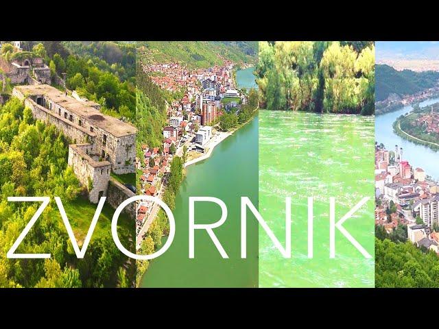 Zvornik, Kula Grad i Drina; 4K