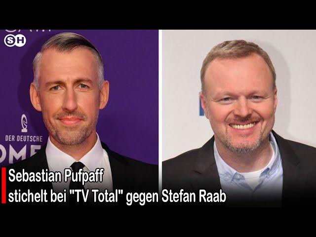 Sebastian Pufpaff stichelt bei "TV Total" gegen Stefan Raab #germany | SH News German