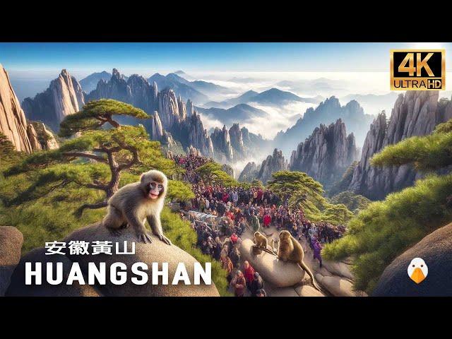 Huangshan, Anhui Most Beautiful Mountain In China: Absolutely Stunning! (4K UHD)