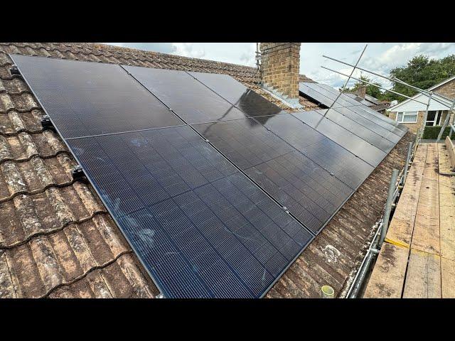 Solar Panels Installed at Home 