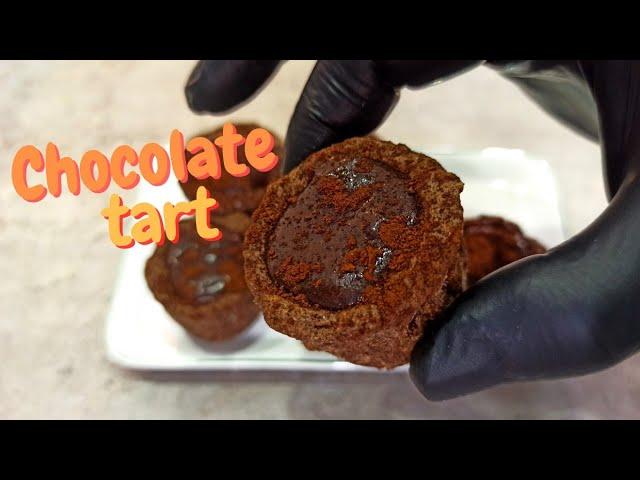 تارت شکلاتی لذیذ وساده/Chocolate tart is a delicious and simple