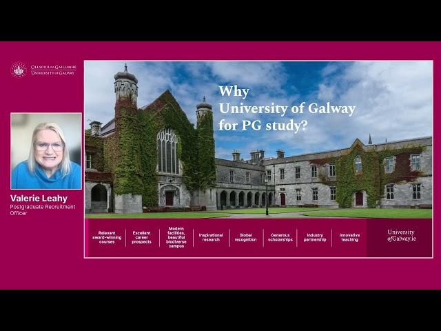 Introduction to Postgraduate Studies at University of Galway