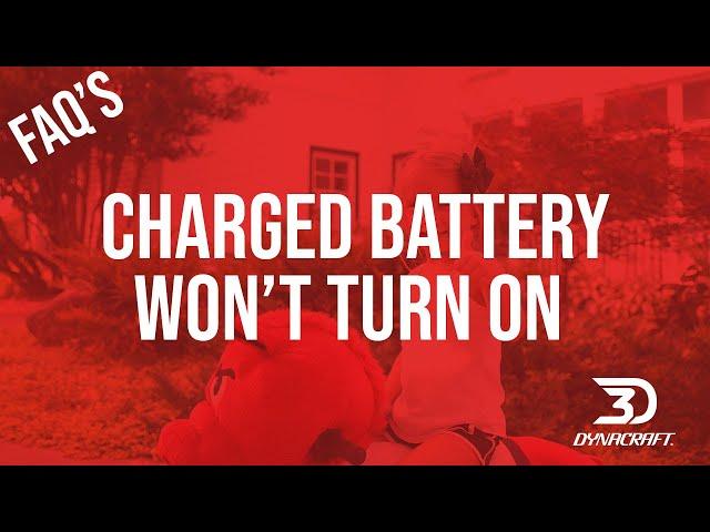 FAQ: I charged my battery for 18 hours, but my Electric Ride-On won't turn on?