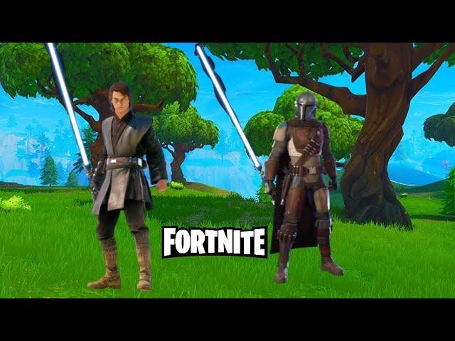 FORTNITE LIGHTSABERS AND FORCE ABILITIES WITH ZACHYCHAN!!!