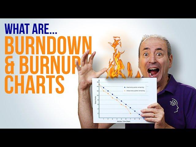 What are a Burndown Chart, a Burnup Chart, and Velocity?