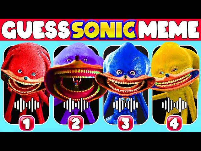 Guess Sonic Meme Guess Who’s Dancing Dance Challenge 3 & Sonic Shadow , Sonic Liar.