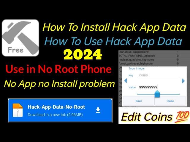 How To Install Hack App Data in No Root Phone