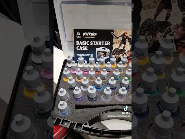 How convenient are these Vallejo paint sets?!  #sunwardhobbies #hobbies