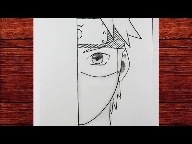 Yeni Başlayanlar İçin Kolay Karakalem Naruto Çizimi / ma çizim kolay anime çizimleri