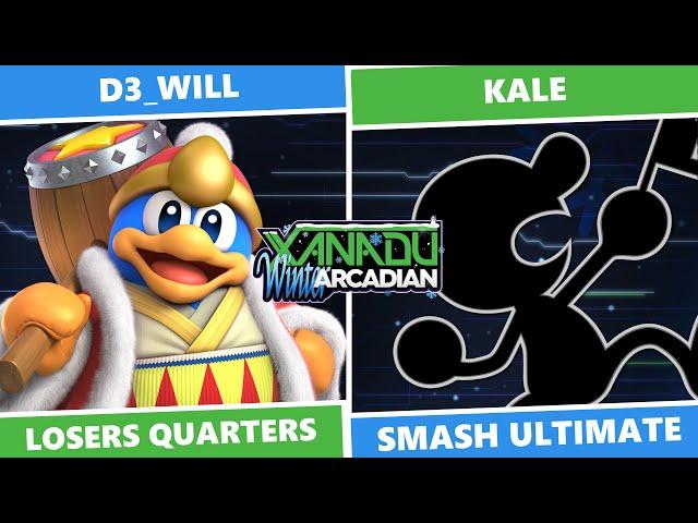 Xanadu Winter Arcadian 2024: Losers Quarters - D3_Will (Dedede) Vs. Kale (Mr. Game & Watch) SSBU