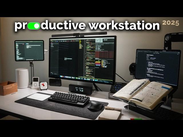 productivity desk setup tour 2025