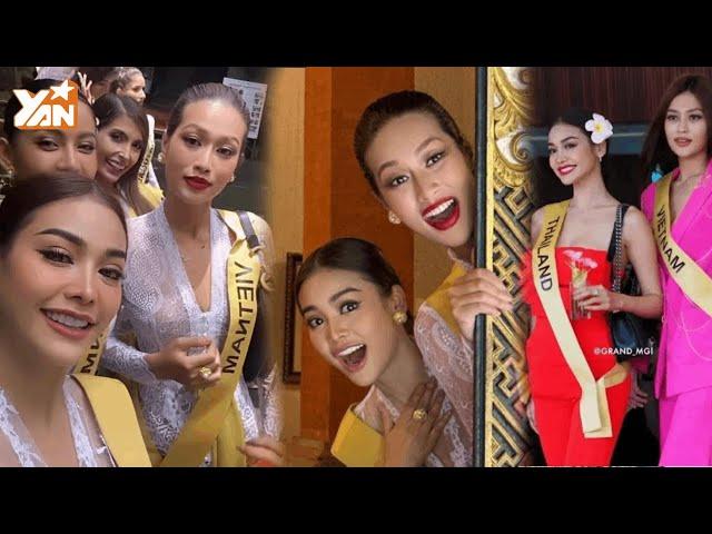 Đoàn Thiên Ân đi thi mà quậy bung nóc, bị Mr Nawat "cấm cửa" chơi với Engfa - Miss Grand Thailand