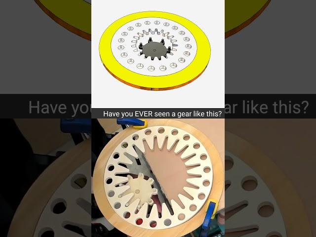 Pin Gear vs. Spur Gear - Who wins!  #cadcam #mechanical #mechanism #spurgear #gear #solidworks