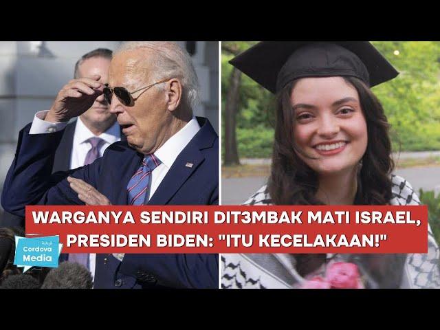 Warganya Sendiri Dit3mbak Mati Israel, Presiden Biden Berdalih: "Itu Kecelakaan!"