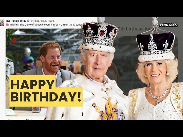 Why Did King Charles and Prince William Wish Prince Harry a Happy 40th Birthday - The Full Story!