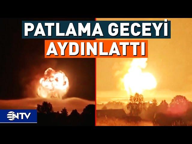 Ukrayna Rus Cephaneliğini Havaya Uçurdu! | NTV