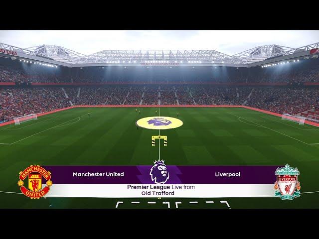 Manchester United vs Liverpool | Old Trafford | 2024-25 Premier League | PES 2021