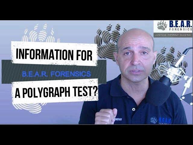 Information for polygraph case. How to explain a problem, issue, case for a lie detector exam?
