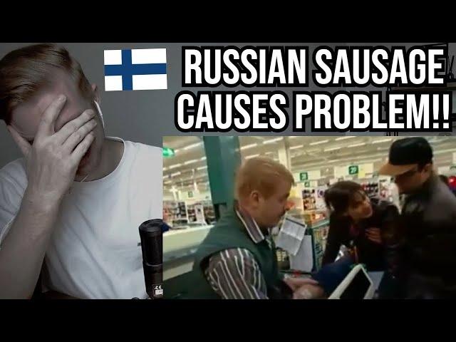 Reaction To Mankeli - Prisman Kassalla (Finnish Comedy)