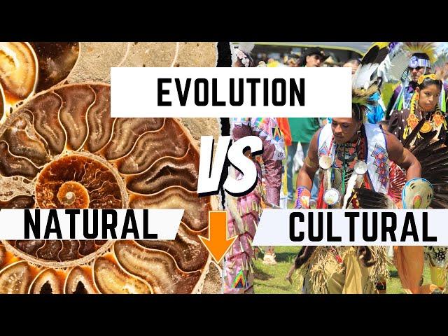 Natural Evolution vs Cultural Evolution.