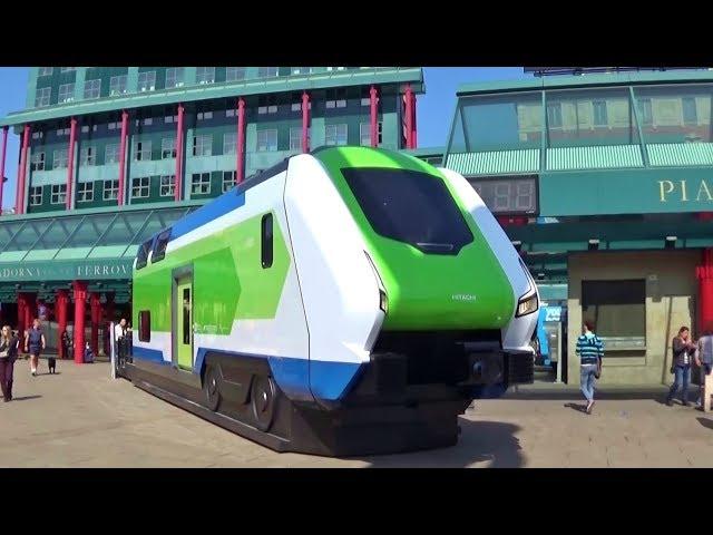 Visita al Mock-up di Caravaggio, nuovo treno per il trasporto regionale di Hitachi per Ferrovienord