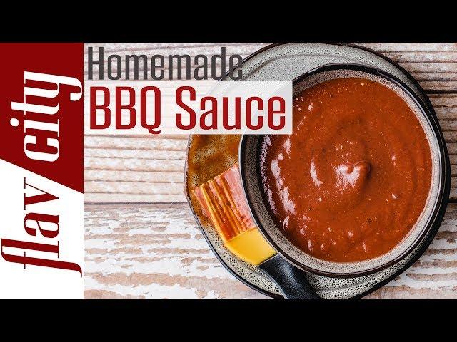 How To Make Sweet & Tangy BBQ Sauce -  Sugar Free & Keto - Bobby's Kitchen Basics