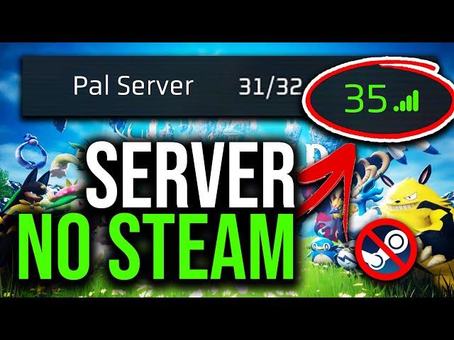 How to Make a Palworld Dedicated Server WITHOUT STEAM - Full Guide