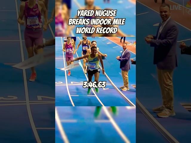 Indoor Mile WORLD RECORD From Yared Nuguse! ‍️
