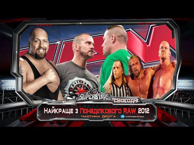 WWE QTV WWE Superstars - Best Of RAW 2012 (частина 2) Повний Випуск Реслінг українською