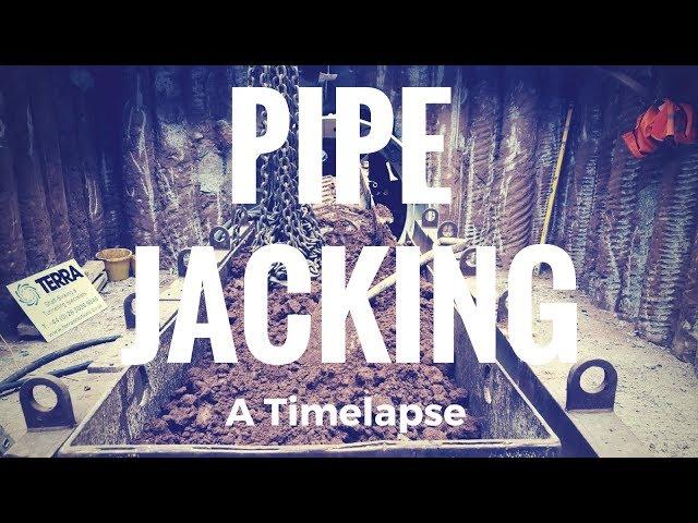 Pipe Jacking Pipejacking Timelapse Belfast | Terra Solutions