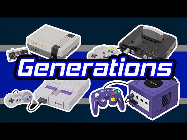 Why use Generations to classify video game consoles?