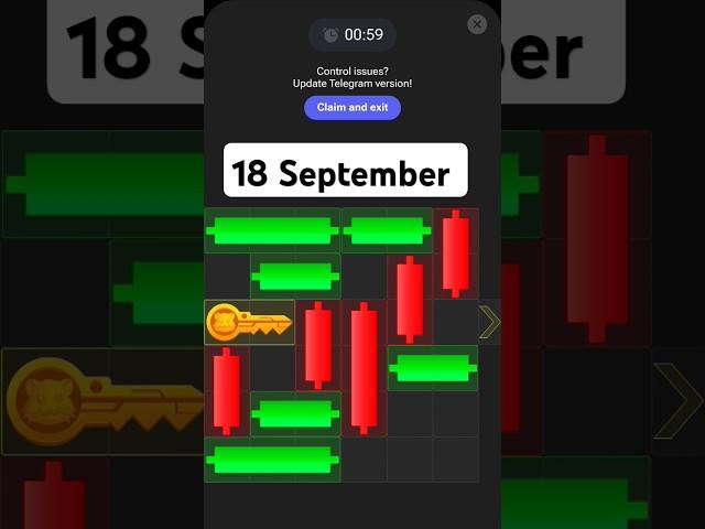 Key 60! 18September how to solve mini game PUZZLE in hamster Kombat (100%) !!18September mini game