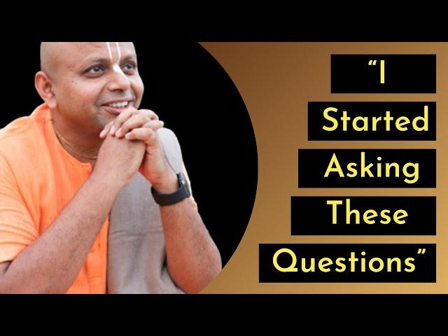 Gaur Gopal Das Narrates His INCREDIBLE Spiritual Awakening Story!