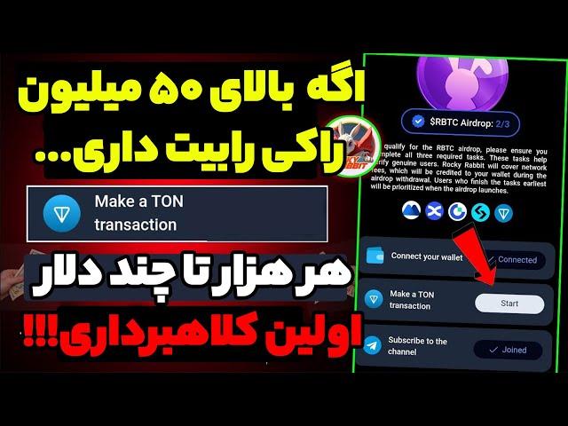 فوری برداشت راکی رابیت رو انجام بده تا صفر نشده !! اگه بالای 50 میلیون سکه راکی داری ... کلاهبرداری