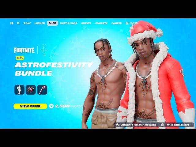 Fortnite's *NEW* Update! (Travis Scott, FREE Skin, Winterfest XP)