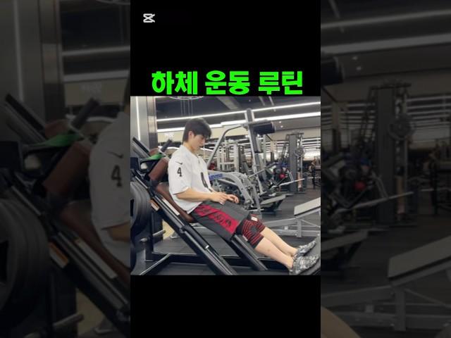 헬린이 하체 운동 루틴