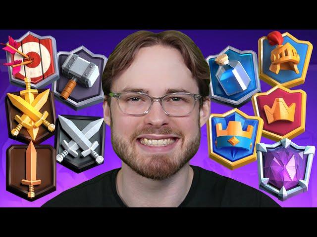 1V1 VS EVERY RANK IN CLASH ROYALE!