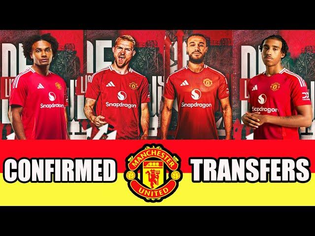 MANCHESTER UNITED ALL CONFIRMED TRANSFERS SUMMER 2024️​De Ligt,Mazraoui,De Jong,Leny Yoro,Zirkzee​