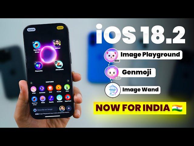 iOS 18.2 Image Playground, Genemoji & Image Wand | India