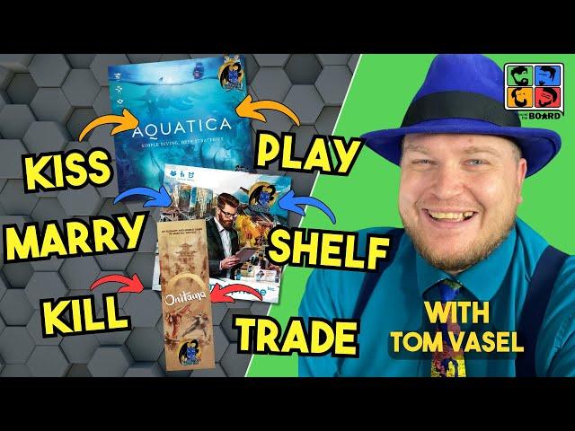 Play Shelf Trade - Aquatica - Onitama - Smart Phone Inc - With Tom Vasel