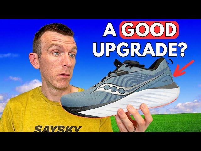 Saucony Triumph 22 REVIEW - FIRST RUN (IMPROVEMENT?!)