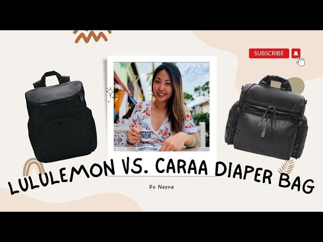 Diaper Bag Showdown: Lululemon New Parent Backpack vs. Caraa Sport Baby Bag