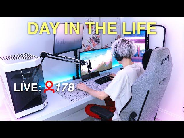 a *Realistic* day of a full time twitch streamer