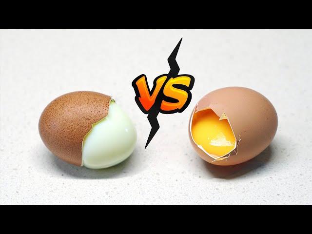 How to tell if an egg is Hard Boiled or Raw without cracking it!