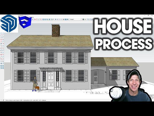 Modeling a DETAILED HOUSE in SketchUp!