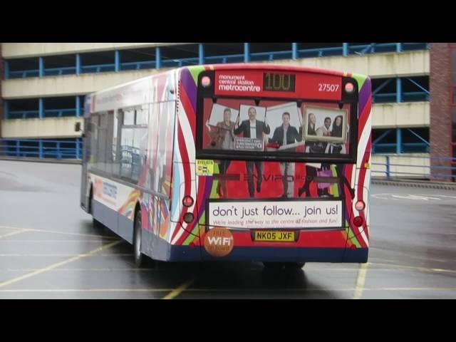 27507 [NK05 JXF] seen departing the MetroCentre Interchange