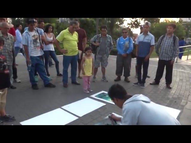  NO VAS A CREER LO QUE HACE ESTE JOVEN | Arte en calle | Art in the streets | Increíble | Viral 